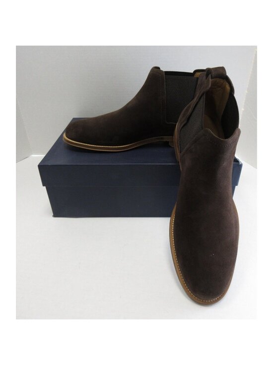 Brooks Brothers Boots 11.5 Suede Leather Chelsea Made In Italy NEW main image 15